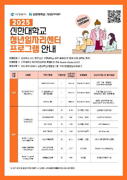 신한대 청년일자리센터, 2025년 실무 중심 취업 지원 강화 대표이미지